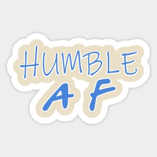 Humility Sticker